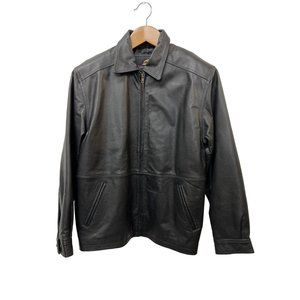 New Zlander Black Coat Genuine Leather Jacket